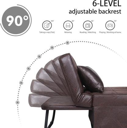 Sofa Bed, 4 in 1 Multi-Function Folding Ottoman for Living Room Apartment Office