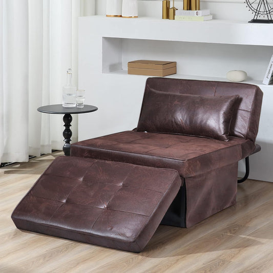 Sofa Bed, 4 in 1 Multi-Function Folding Ottoman for Living Room Apartment Office