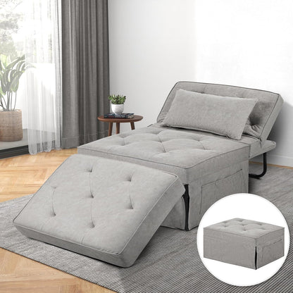 Sofa Bed, 4 in 1 Multi-Function Folding Ottoman for Living Room Apartment Office